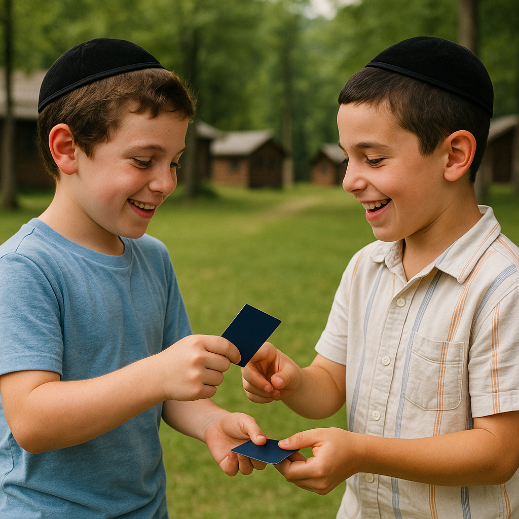 Boys in Camp Trading Cards